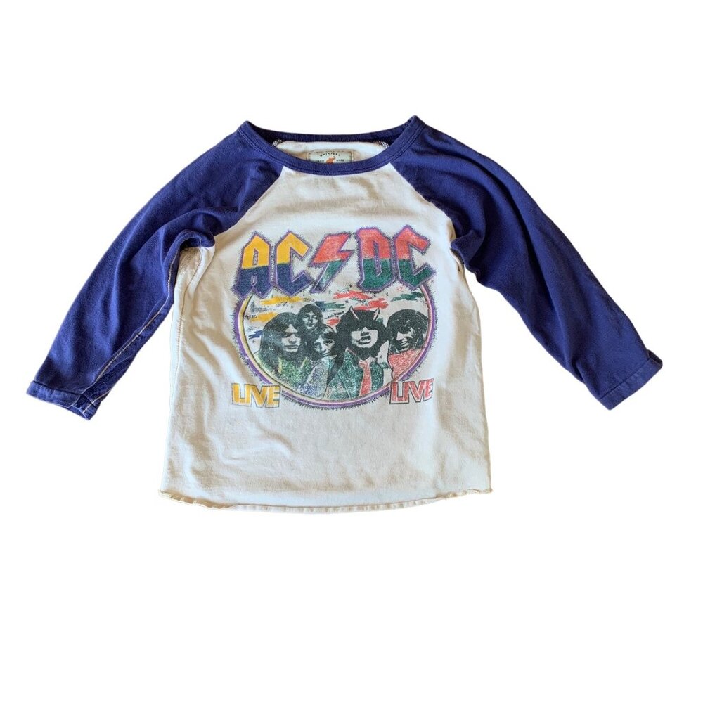 AC/DC Trunk LTD Limited Edition T-Shirt Kids 5-6 Tee Top ACDC Vintage Style Kid
